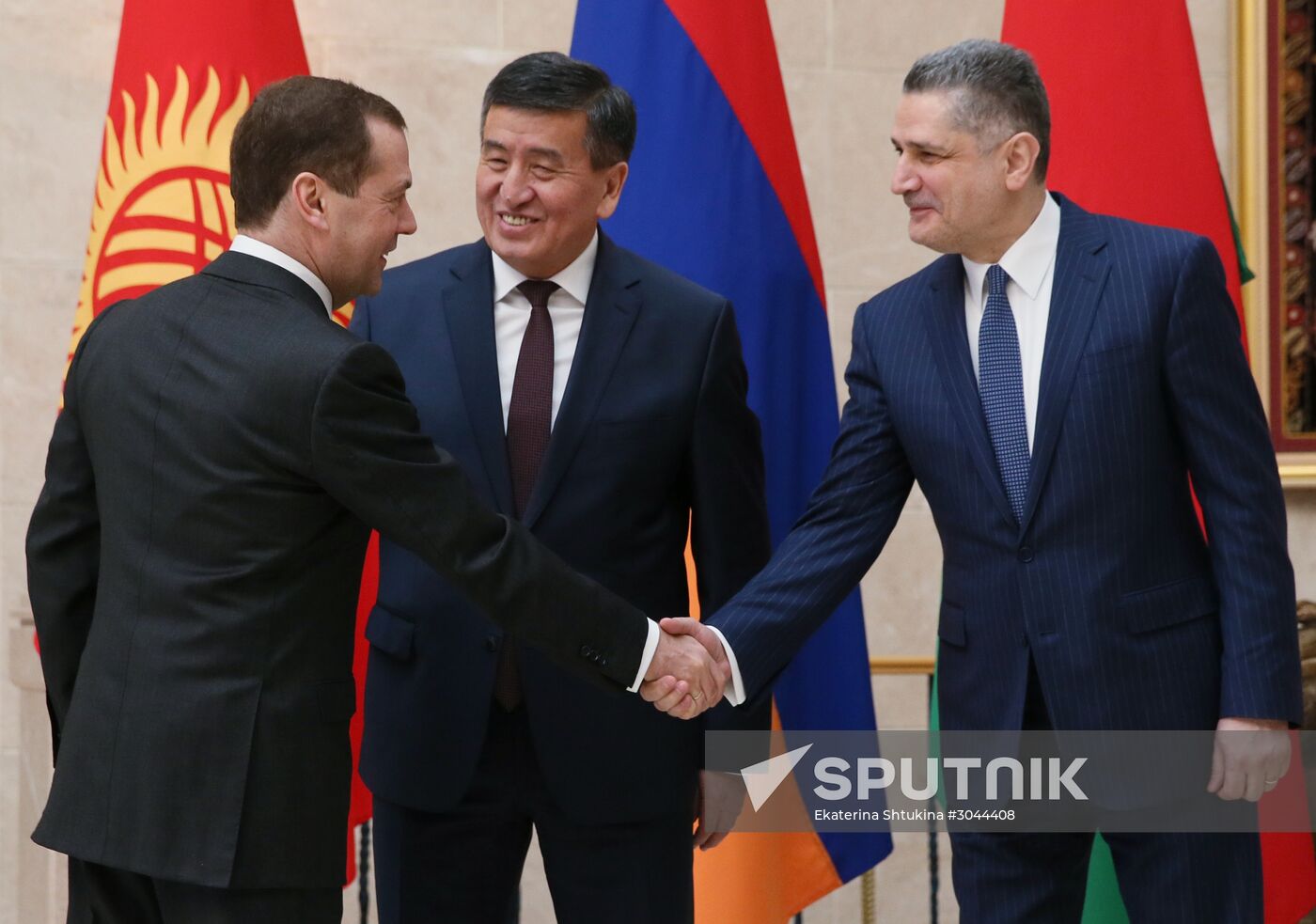 Russian Prime Minister Dmitry Medvedev pays an official visit to Kyrgyzstan