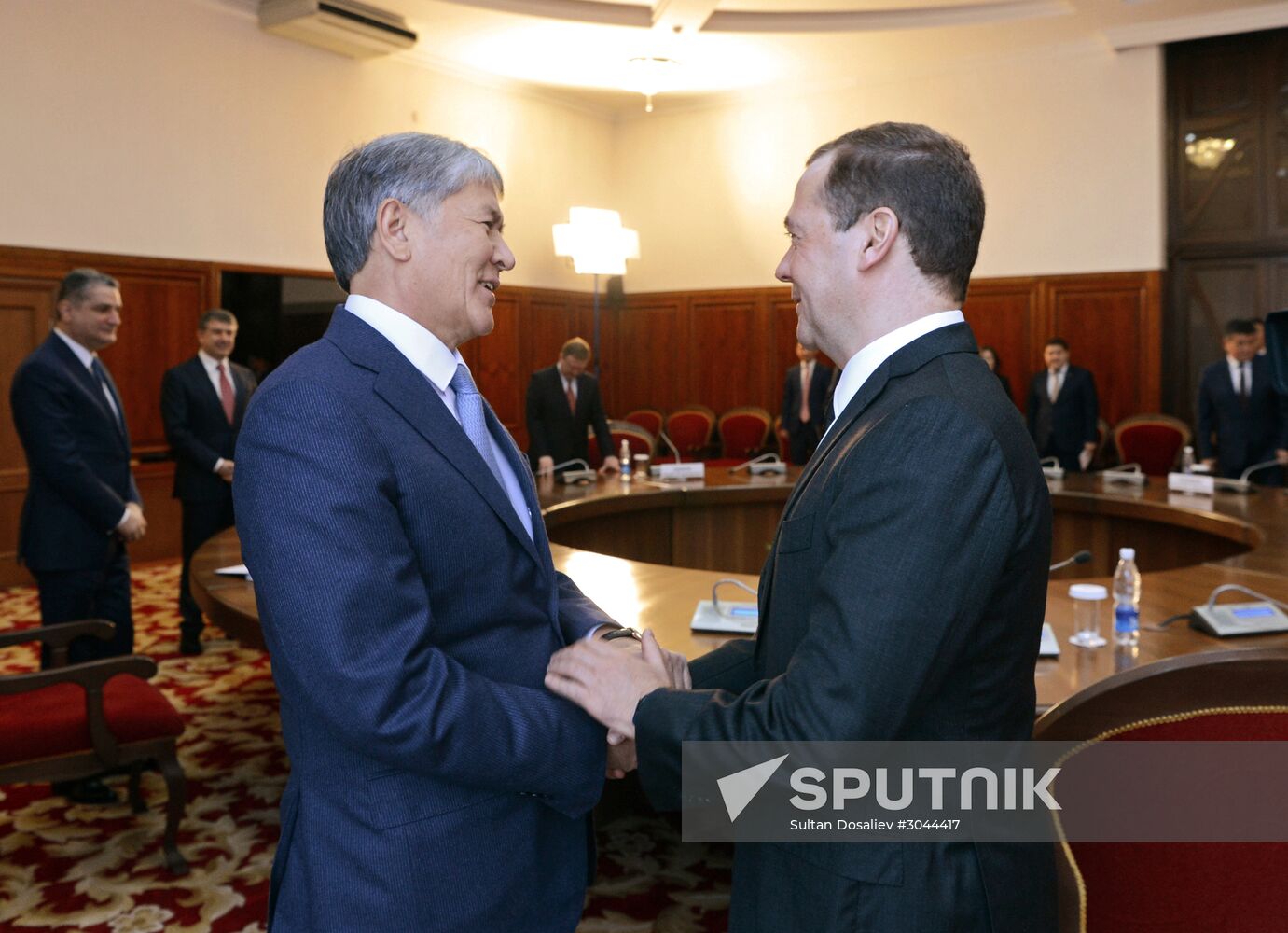 Russian Prime Minister Dmitry Medvedev pays an official visit to Kyrgyzstan