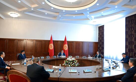 Russian Prime Minister Dmitry Medvedev pays an official visit to Kyrgyzstan