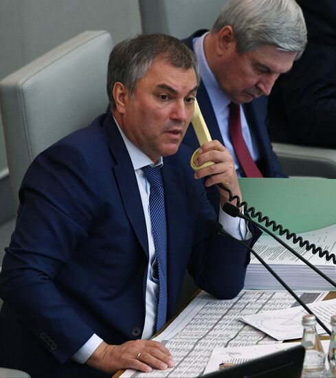 State Duma plenary session