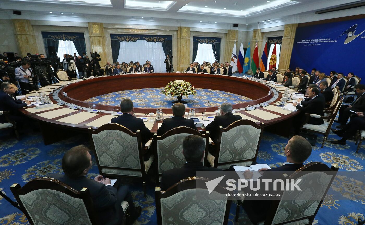 Russian Prime Minister Dmitry Medvedev pays an official visit to Kyrgyzstan