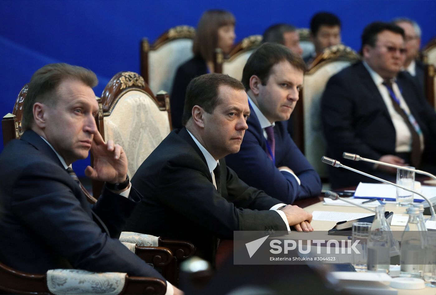 Russian Prime Minister Dmitry Medvedev pays an official visit to Kyrgyzstan