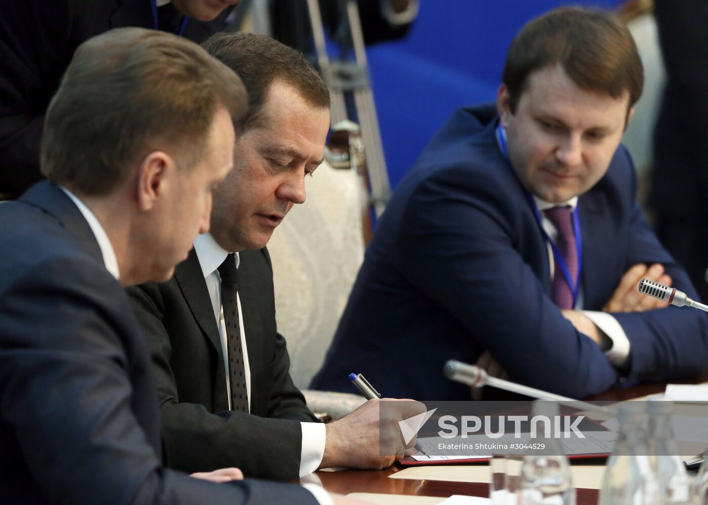 Russian Prime Minister Dmitry Medvedev pays an official visit to Kyrgyzstan