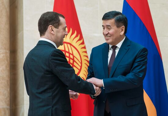 Prime Minister Medvedev's official visit to Kyrgyzstan