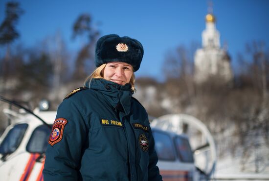 Unfeminine jobs. State inspector of small vessels Yekaterina Pronyakina
