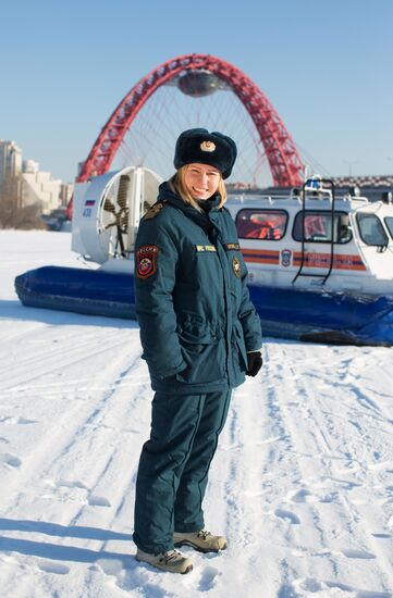 Unfeminine jobs. State inspector of small vessels Yekaterina Pronyakina