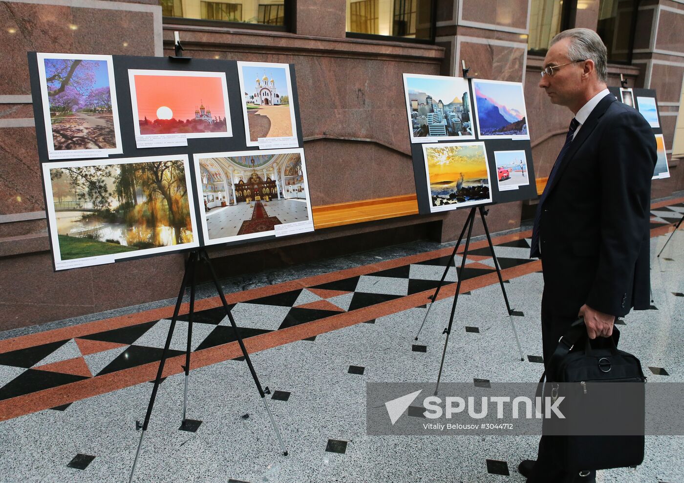 Opening of exhibiton dedicated to 25th anniversary of diplomatic relations between Russia and South Africa