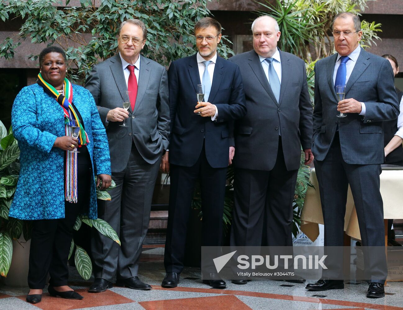 Opening of exhibiton dedicated to 25th anniversary of diplomatic relations between Russia and South Africa