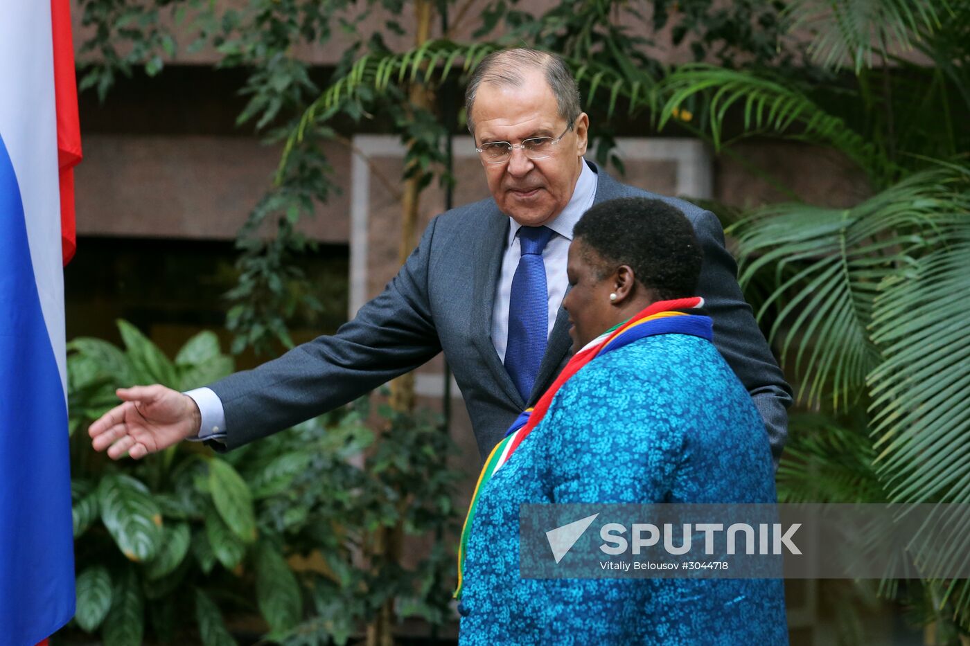 Opening of exhibiton dedicated to 25th anniversary of diplomatic relations between Russia and South Africa