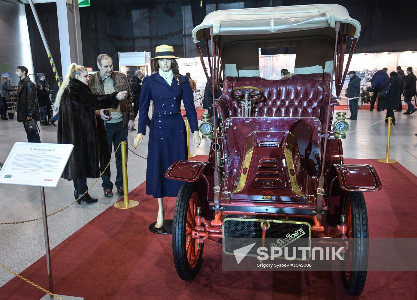 First Motors of Russia retro cars exhibition