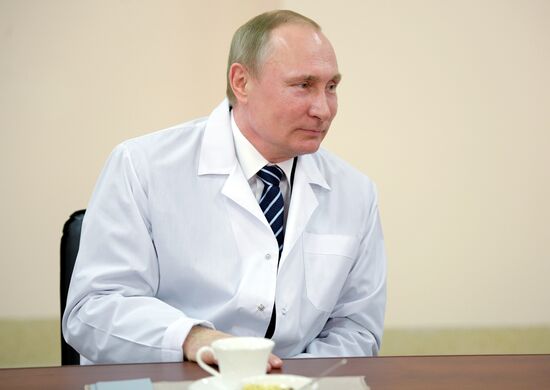 President Putin visits Central Federal District