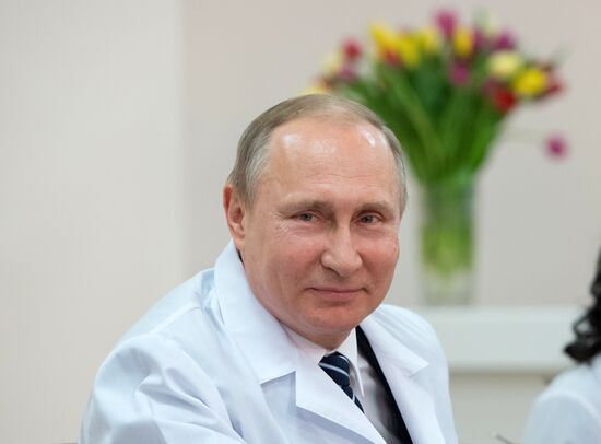 President Putin visits Central Federal District
