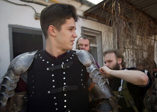 "Joust for Those Beautiful Dames" theatrical show in Crimea