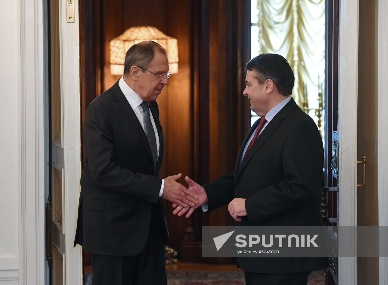 Russian Foreign Minister Sergei Lavrov's meeting with German Foreign Minister Sigmar Gabriel