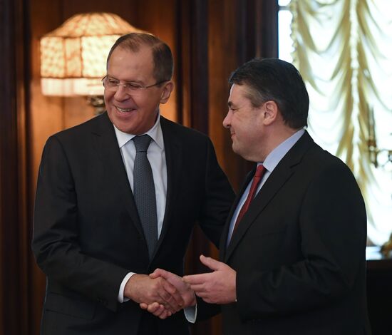Russian Foreign Minister Sergey Lavrov's meeting with German Foreign Minister Sigmar Gabriel