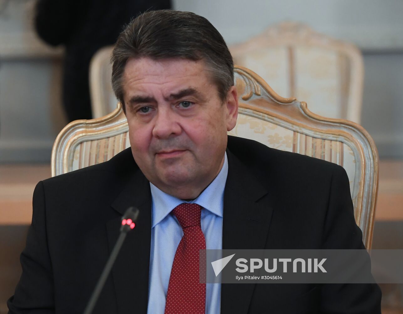 Russian Foreign Minister Sergei Lavrov's meeting with German Foreign Minister Sigmar Gabriel