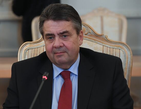Russian Foreign Minister Sergei Lavrov's meeting with German Foreign Minister Sigmar Gabriel