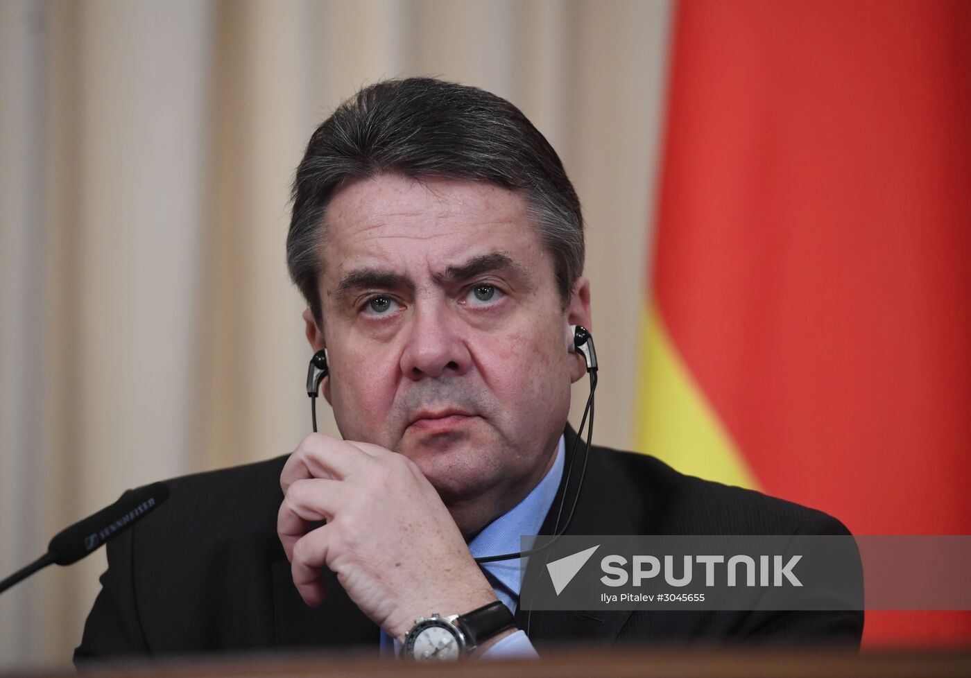 Russian Foreign Minister Sergei Lavrov's meeting with German Foreign Minister Sigmar Gabriel