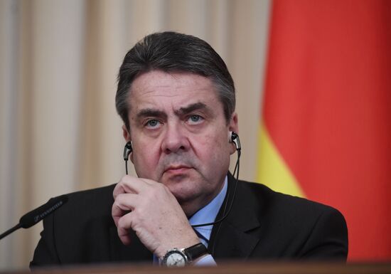 Russian Foreign Minister Sergei Lavrov's meeting with German Foreign Minister Sigmar Gabriel