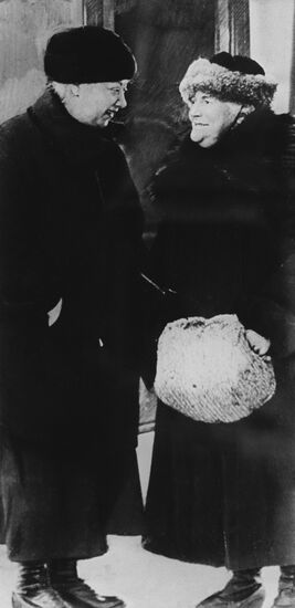 Nadezhda Krupskaya and Clara Zetkin
