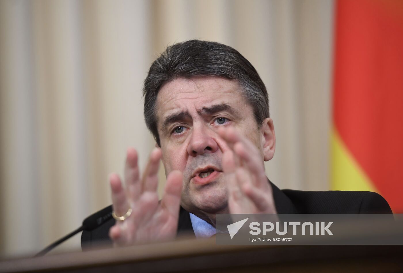 Russian Foreign Minister Sergei Lavrov's meeting with German Foreign Minister Sigmar Gabriel