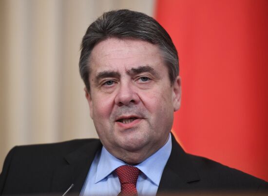 Russian Foreign Minister Sergei Lavrov's meeting with German Foreign Minister Sigmar Gabriel