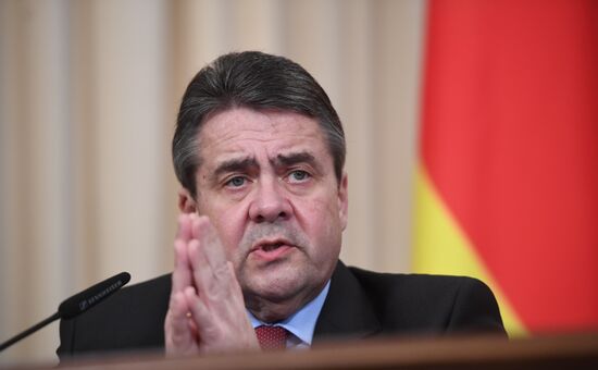 Russian Foreign Minister Sergei Lavrov's meeting with German Foreign Minister Sigmar Gabriel