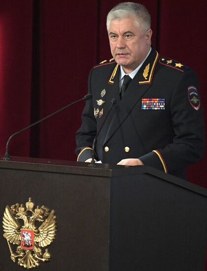 Meeting of Russian Interior Ministry Board