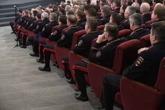 Meeting of Russian Interior Ministry Board