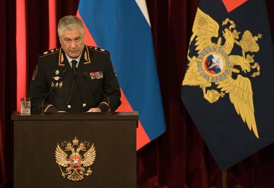 Meeting of Russian Interior Ministry Board