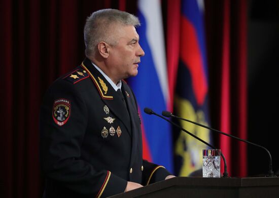 Meeting of Russian Interior Ministry Board