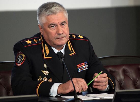 Meeting of Russian Interior Ministry Board