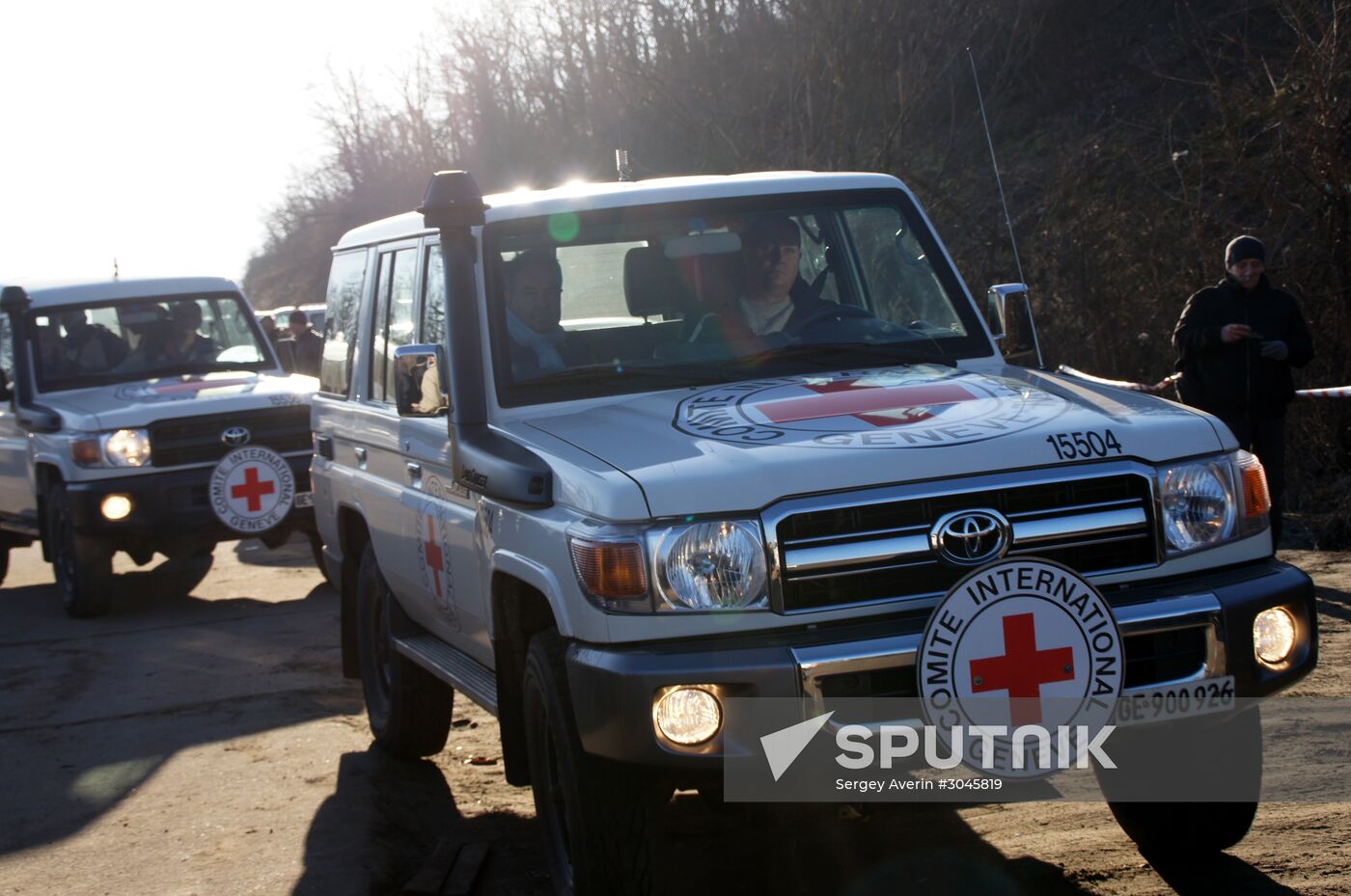 President of the International Committee of the Red Cross Peter Maurer visits Stanytsia Luhanska
