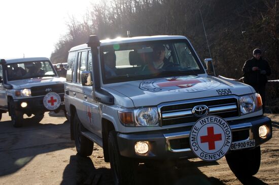 President of the International Committee of the Red Cross Peter Maurer visits Stanytsia Luhanska