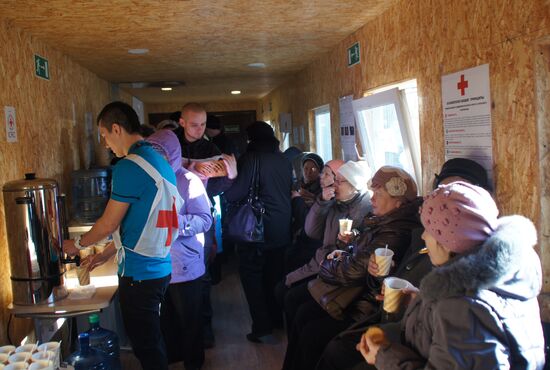 President of the International Committee of the Red Cross Peter Maurer visits Stanytsia Luhanska