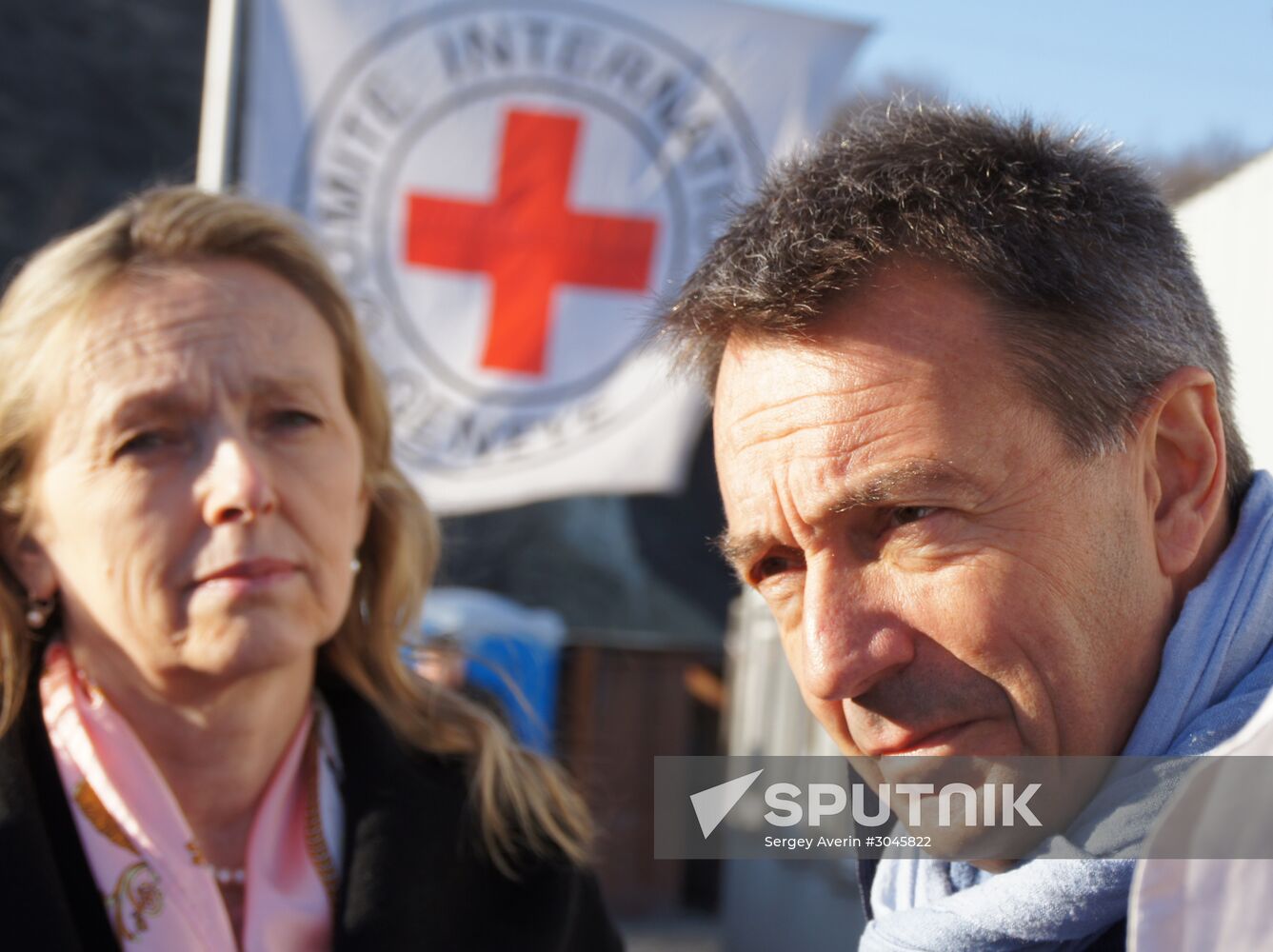 President of the International Committee of the Red Cross Peter Maurer visits Stanytsia Luhanska