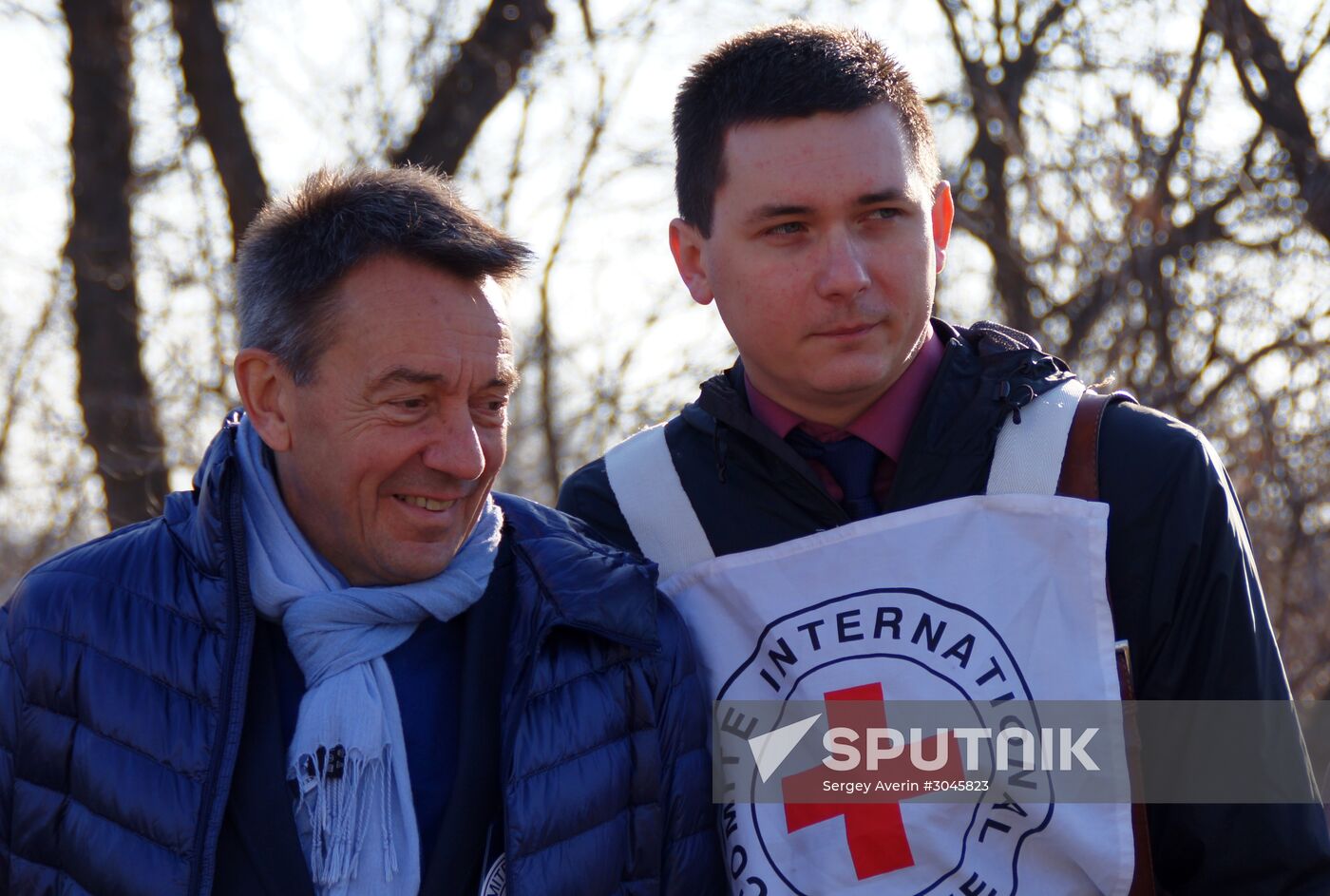 President of the International Committee of the Red Cross Peter Maurer visits Stanytsia Luhanska
