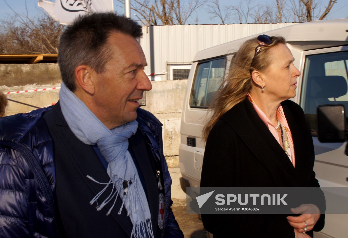 President of the International Committee of the Red Cross Peter Maurer visits Stanytsia Luhanska