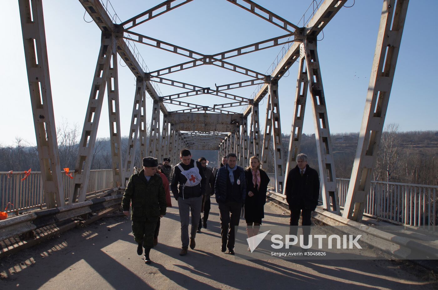 President of the International Committee of the Red Cross Peter Maurer visits Stanytsia Luhanska
