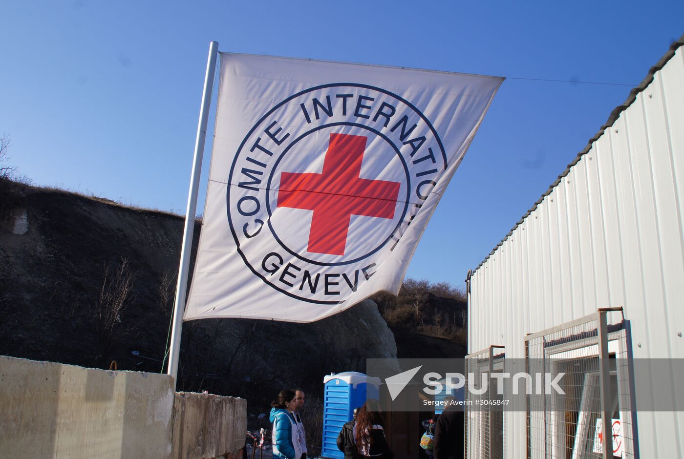 President of the International Committee of the Red Cross Peter Maurer visits Stanytsia Luhanska