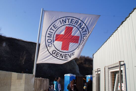 President of the International Committee of the Red Cross Peter Maurer visits Stanytsia Luhanska