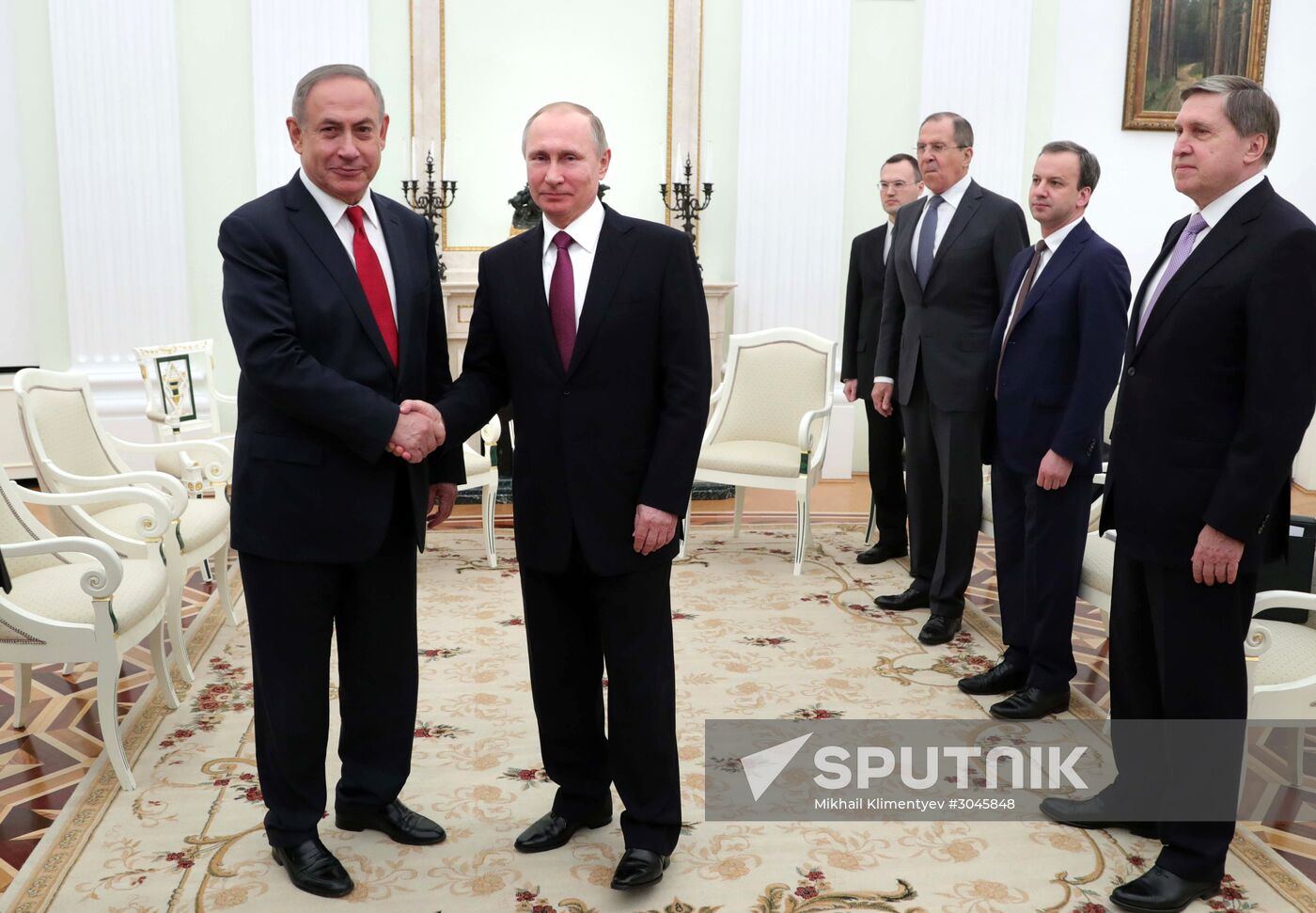 President Putin meets with Israeli Prime Minister Netanyahu