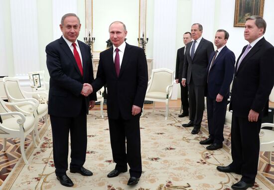 President Putin meets with Israeli Prime Minister Netanyahu