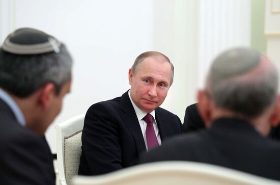 Russian President Vladimir Putin meets with Prime Minister of Israel Benjamin Netanyahu