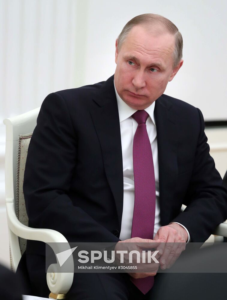 Russian President Vladimir Putin meets with Prime Minister of Israel Benjamin Netanyahu