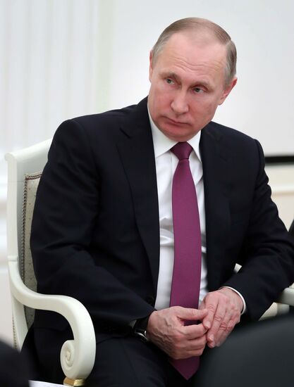 Russian President Vladimir Putin meets with Prime Minister of Israel Benjamin Netanyahu