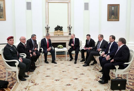 Russian President Vladimir Putin meets with Prime Minister of Israel Benjamin Netanyahu