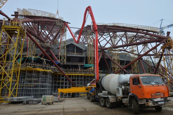 Samara Arena stadium under construction
