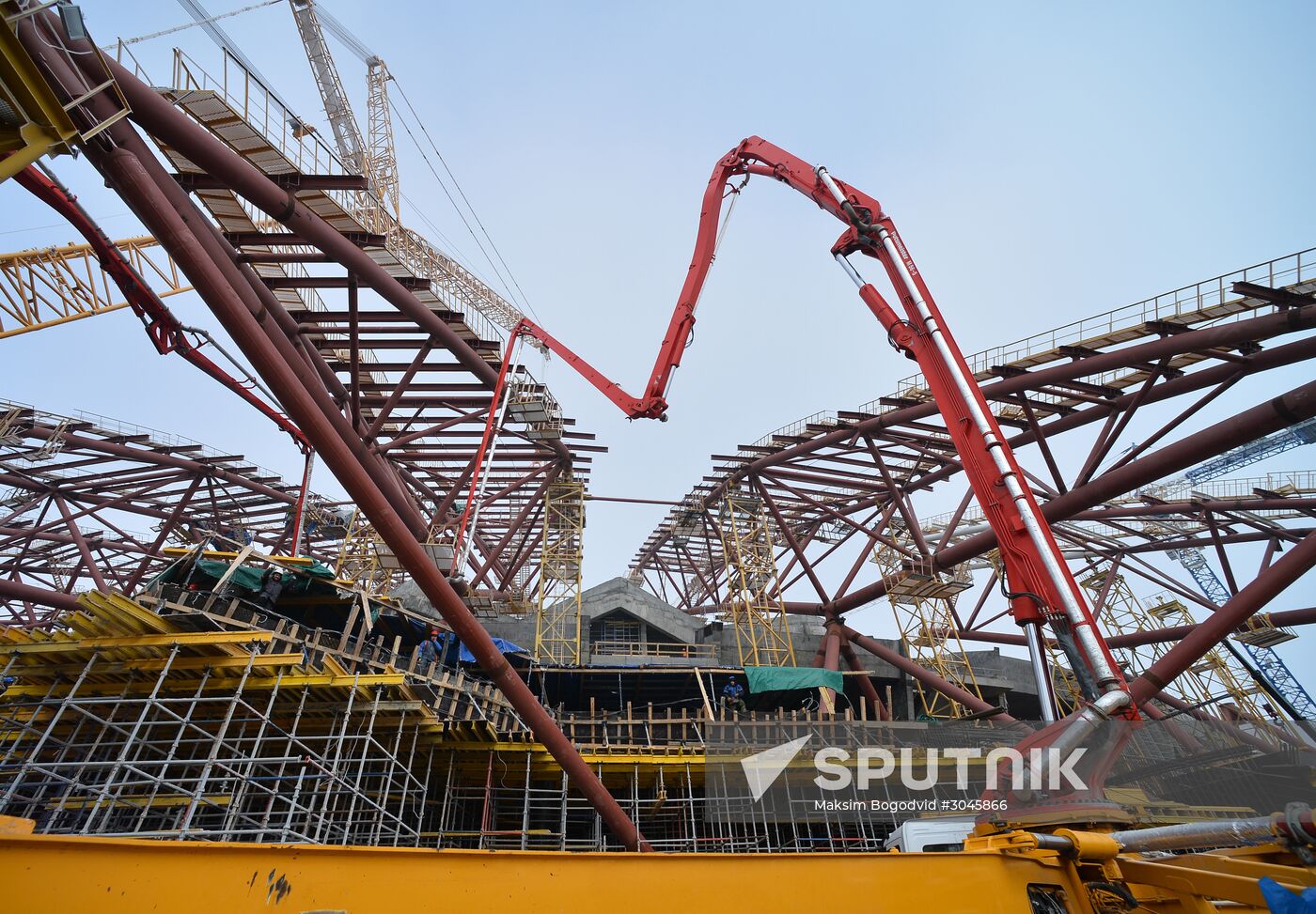 Construction of Samara Arena Stadium