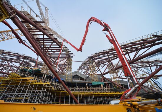 Construction of Samara Arena Stadium